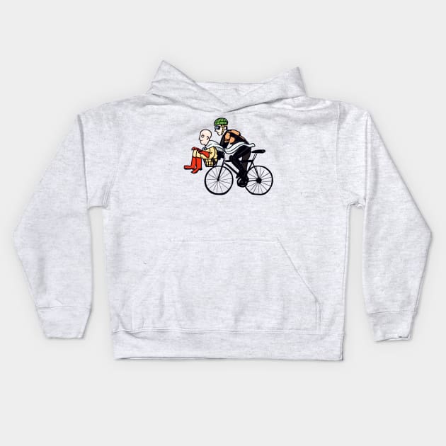 Mumen Ride Kids Hoodie by johnasend